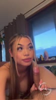 MissBabyKay's First Time POV Blowjob: Cum Swallowed by Asian Teen (18+) Babe