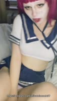 Mikuchi_xoxo's Solo Fantasy: Anime Babe Plays with Sex Toys