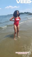 Shesexyasfuck's Sizzling Beach Cosplay Seduction