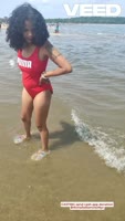 Shesexyasfuck's Sizzling Beach Cosplay Seduction