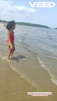 Shesexyasfuck's Sizzling Beach Cosplay Seduction
