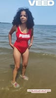 Shesexyasfuck's Sizzling Beach Cosplay Seduction