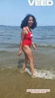 Shesexyasfuck's Sizzling Beach Cosplay Seduction