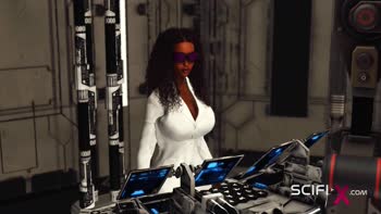 Rough Cosmic Encounter: Android's Big Cock Bondage