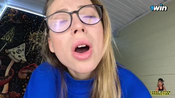 Leksa loves to play with her stepbrother's big dick