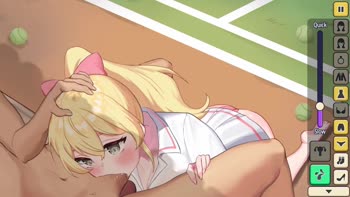 The Porn Game Guy 69 - The Porn Game Guy's Tennis Tutoring: Anime Blowjob & Cumshot