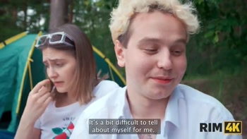 RIM4K. A shy couple tried rimming and hard anal sex for the first time