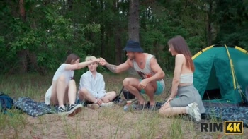RIM4K. A shy couple tried rimming and hard anal sex for the first time
