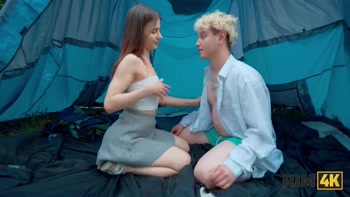 RIM4K. A shy couple tried rimming and hard anal sex for the first time