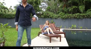 Ginger Beauty Briar Rose Takes Neior's Big Cock Outdoors