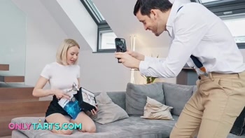 Stepbrother's huge dick is her best reward