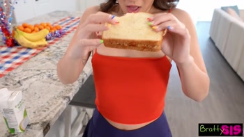 Cum Hungry Kimmy Kimm Tells Stepbro, "Ill be Back to Collect Your Cum Before Tonights Fireworks" - S37:E3