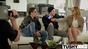 TUSHY Chloe Amour Tries Double Penetration