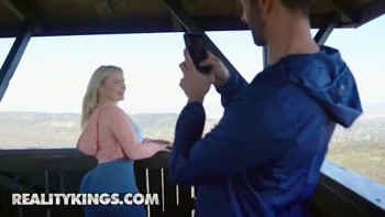 REALITY KINGS - Blonde Hottie Miss Jackson Takes A Break From Hiking To Get A Taste Of Marco's Big Cock