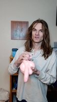 Futaloving Cockmaster's Basement Blowout: Big Dick, Buxom Babe, and Hentai Onahole