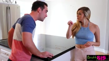 Bratty Sis - Big Bro Gives Step Sister A Lesson On Stealing!