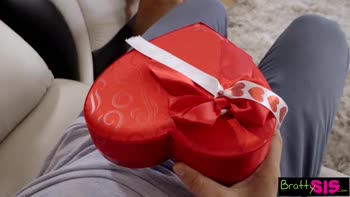 Step Sister Falls For Brothers Valentines Day Surprise