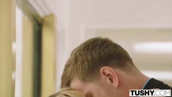 TUSHY Hot Teen (18+) Gapes For Dominating Russian Boyfriend