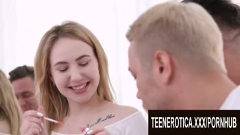 Bella Mur's Blonde Bombshell DP Delight