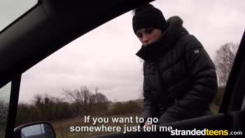 Nikita Bellucci's French Frenzy - POV Roadhead in the Car
