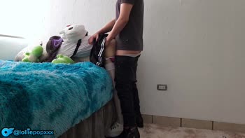 Lolliepopxxx's Petite Spanking Delight: A Creampie Treat