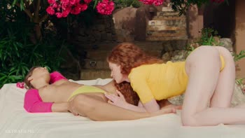 Ellie Luna and Sofilie's Sultry Outdoor Lesbian Adventure