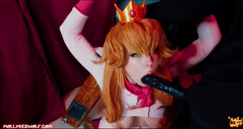 MollyRedWolf's Royal Rendezvous: Princess Peach Gets BBC'd by Bowser