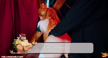 MollyRedWolf's Royal Rendezvous: Princess Peach Gets BBC'd by Bowser