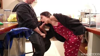 KinkyDogs' All-Natural Latina Housewife Goes Wild in Her New Home
