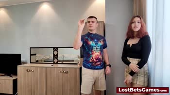 Game's Steamy Strip Darts Loss Ends in Blowjob Frenzy