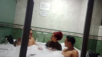Darkfamilyk1ngs' Sultry Mexican Threesome with a Stunning MILF