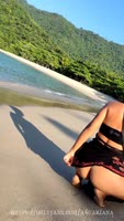 A4UARIANA's Barefoot Campus Strut: Public Teasing & Solo Delights