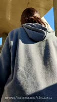 A4UARIANA's Barefoot Campus Strut: Public Teasing & Solo Delights