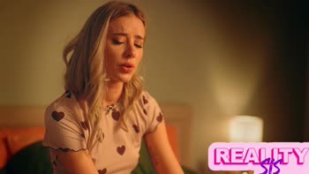 Haley Reed's Stepbrother Seduction: Petite Blonde Blows and Sucks Her Way to Cum