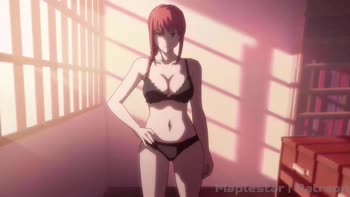 Makima's Reward: Chainsaw Man Hardcore Action with Maplestar_anime