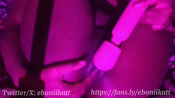 Prtyblcktty's Ebony Delight: Squirting Solo Bliss
