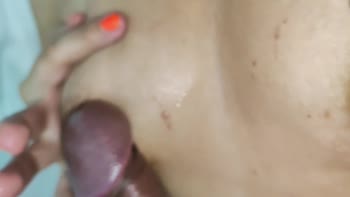Conejita Hermosa Seduces Her Neior with Sensual Oral & Breast Play