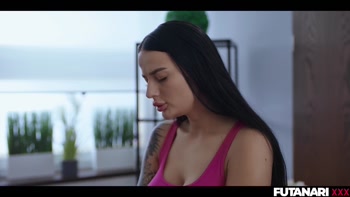 Futanari Frenzy: Amirah Adara & Friends in Wild Creampie Action