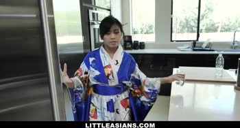 Ember Snow's Asian Delight with Johnny Castle's Giant Cock