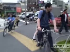 Japanese Teen (18+)'s Public Walk of Shame Bondage