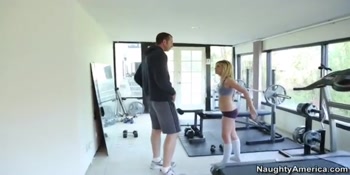 Caprice Capone's Scorching Blue-Eyed Blonde Workout