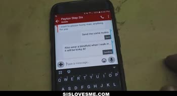 Peyton Robbie's Step Sis Always Falls for Her Step Brother's Tricks