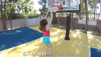 Danni Rivers - Danni's March Madness: Big Cock POV Sex in the Backyard