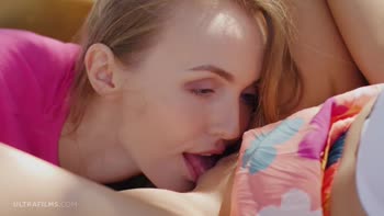 Sybil's Park Seduction: Russian Lesbians Making Out in HD