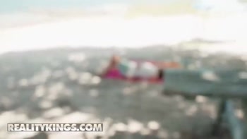 REALITY KINGS - Brandy Salazar Can’t Resist Dickdealer Don’s Cock And Sneaks Away For Wet Anal On The Beach