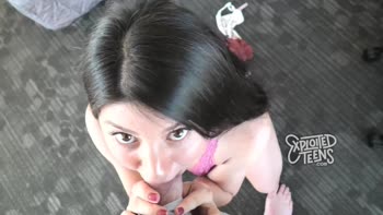 Petite Latina Siren Sucks Thick Cock in POV Perfection