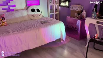 Agatha Dolly's Sultry Solo: Transparent Dress & Anal Delights