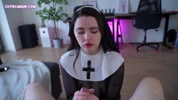 cutie_cabani - Cutie Cabani's Naughty Nun Seduction