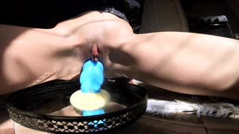 JulyLuane's Unicorn Orgasm: Close-Up Squirt & Creamy Creampie