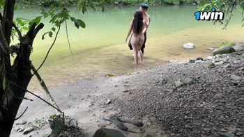 Cxlila's River Rendezvous: Stepbrother Spies & Satisfies